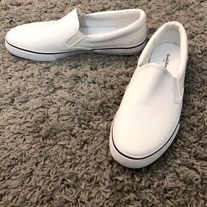 White Slip On Shoes